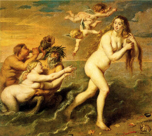 Nacimiento de Venus. Cornelis de Vos. 52456 bytes.