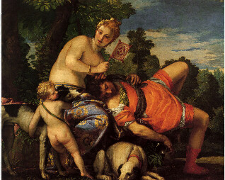 Venus y Adonis. El Veron�s. 48849 bytes.