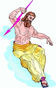 Zeus y el rayo