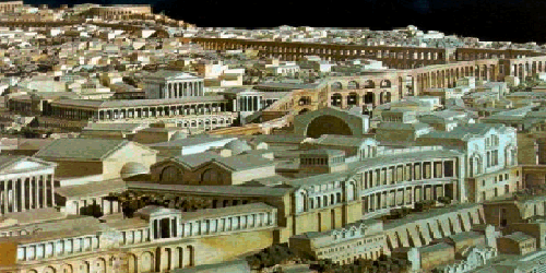 Maqueta de Roma, s. I 